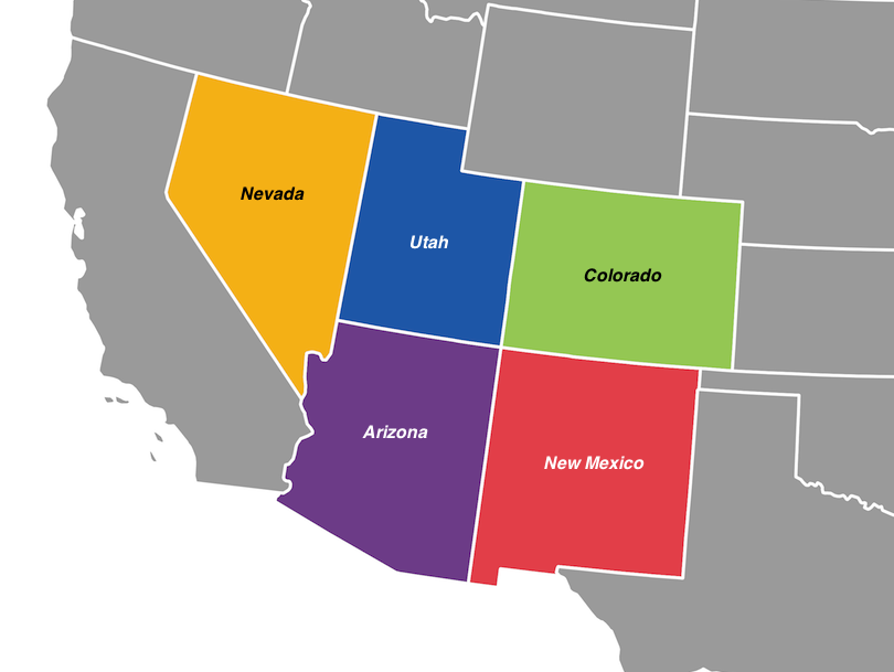 5 Beautiful Southwest States (with Map & Photos) - Touropia